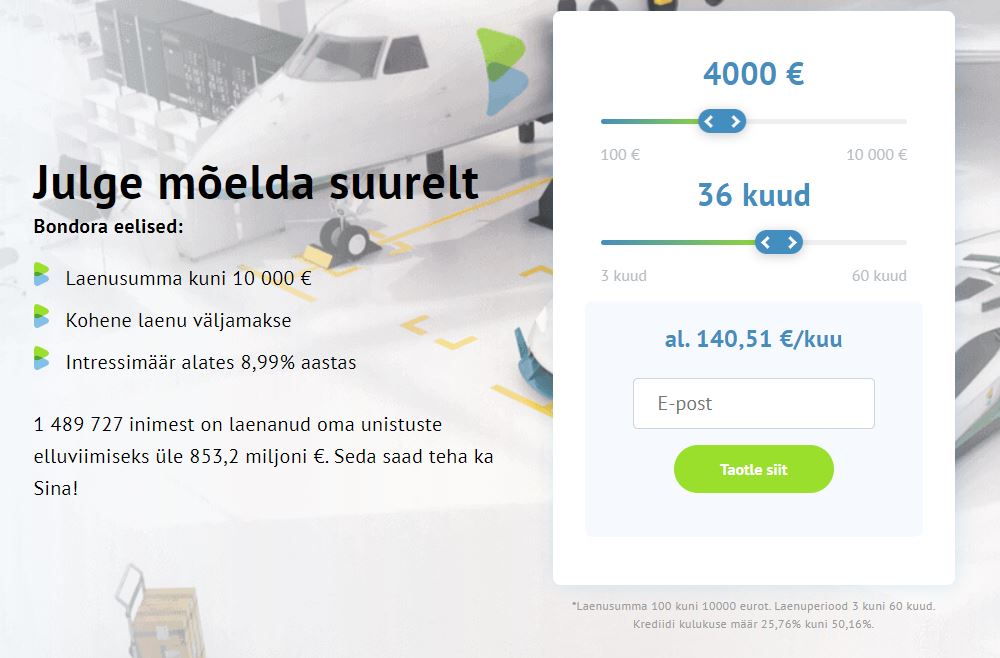bondora väikelaen